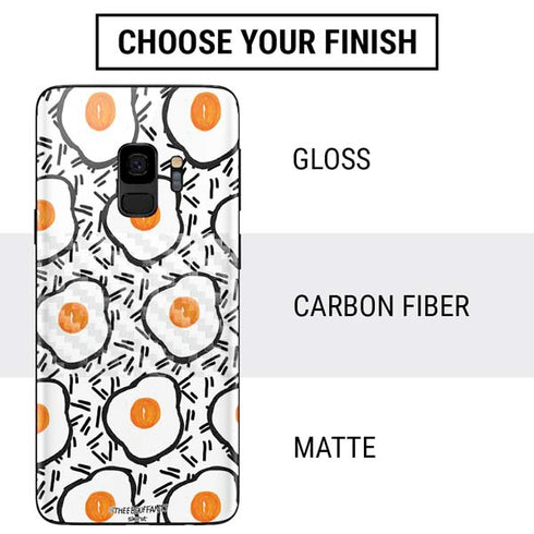Bouffants and Broken Hearts Eggs Galaxy S9 Skin